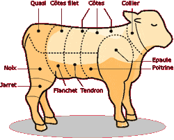 la viande de veau