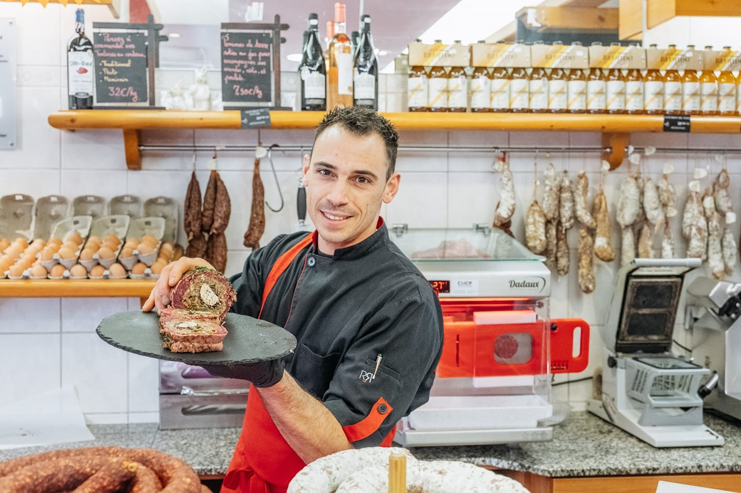 Boucher charcutier à BonsenChablais, Cédric Vachat distingué Compagnons du Goût