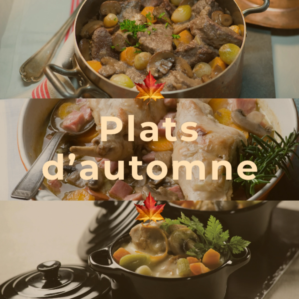 plats d'automne