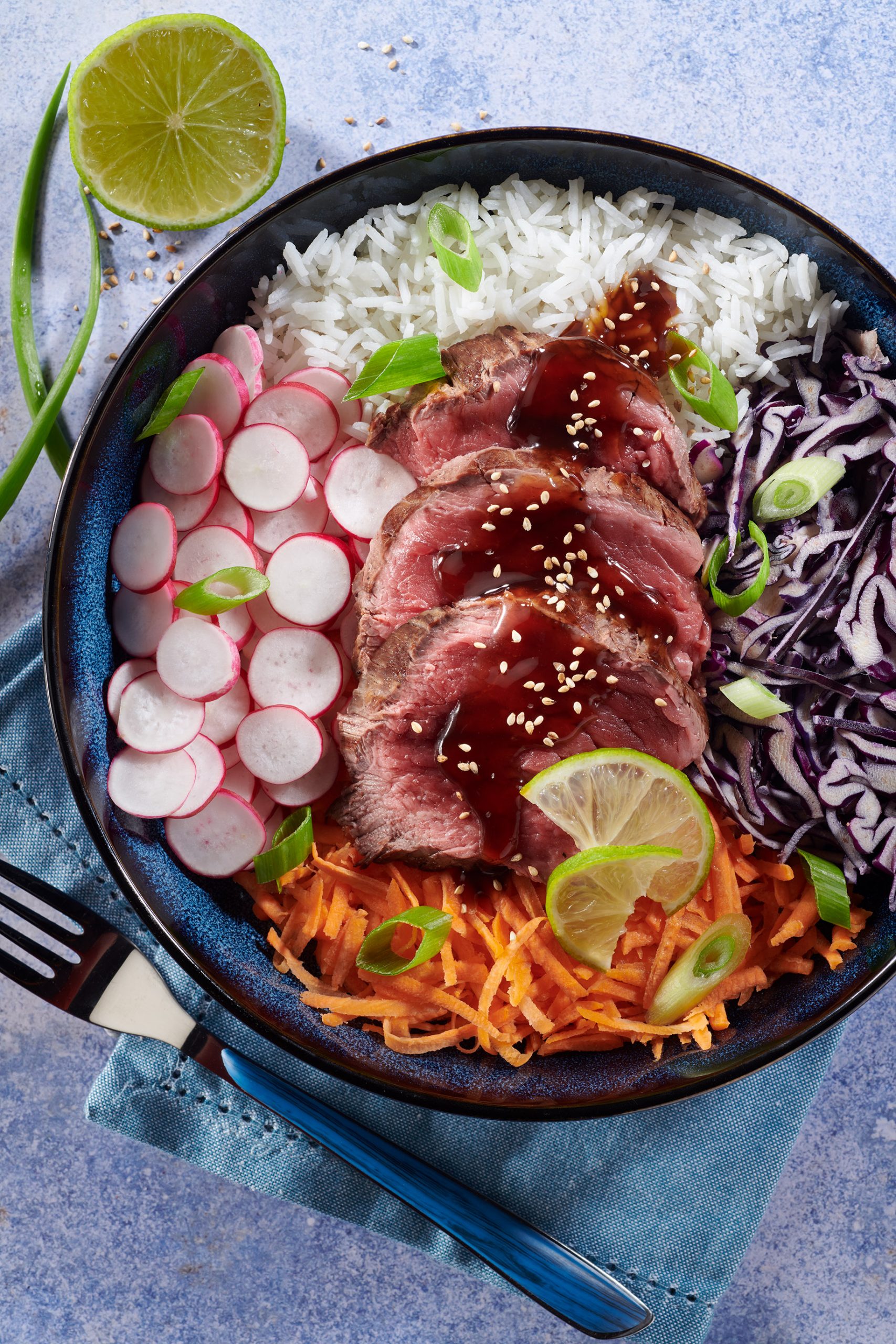poke bowl au bœuf