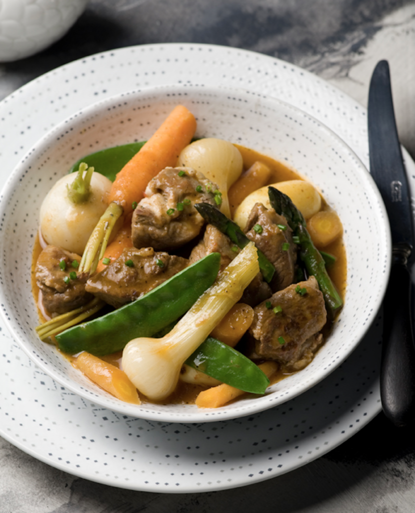 navarin d'agneau aux légumes